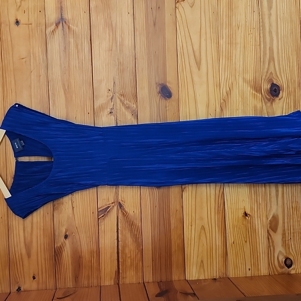 Maeve Anthropologie Crop Sateen Blue Jumpsuit 0